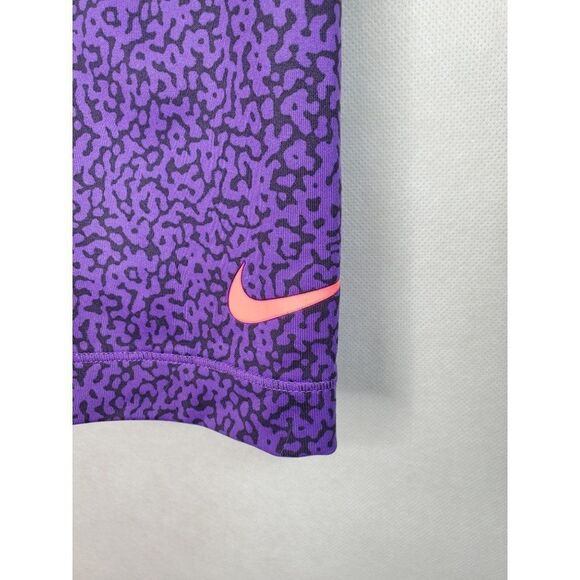 Nike Pro Women's Dri-Fit Mezzo Print Purple Capri Workout Activewear Leg… - Picture 12 of 12